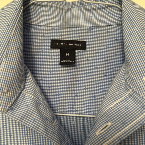 Tommy Hilfiger Long-Sleeve Button-Up Shirt, Big Boys Size 14 - Picture 5 of 5